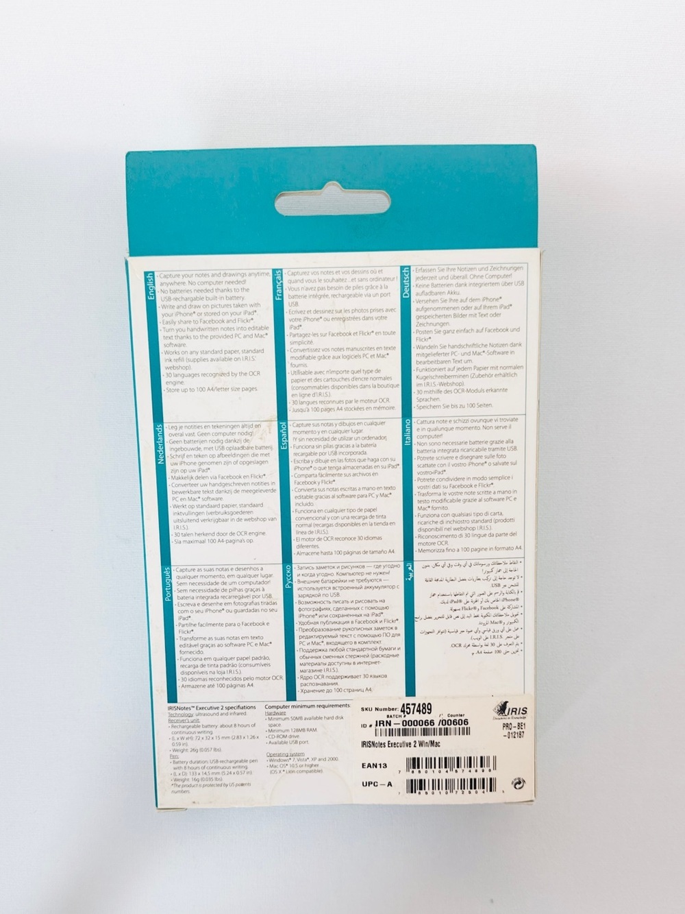 IRISNotes Executive 2 Smart Digital Pen - Convert Handwriting to Text - Picture 4 of 6